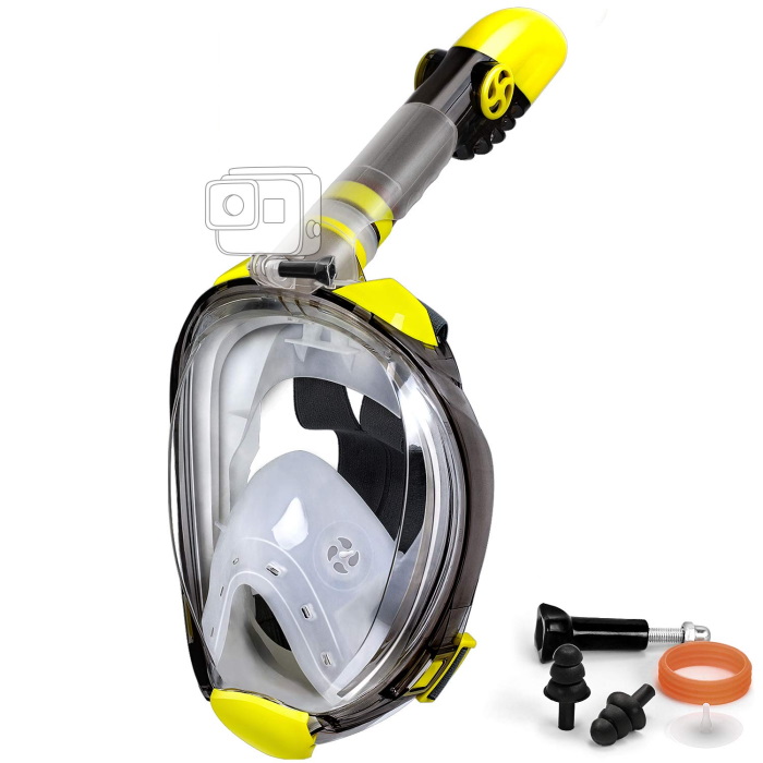 שנורקל ומסכה צהוב